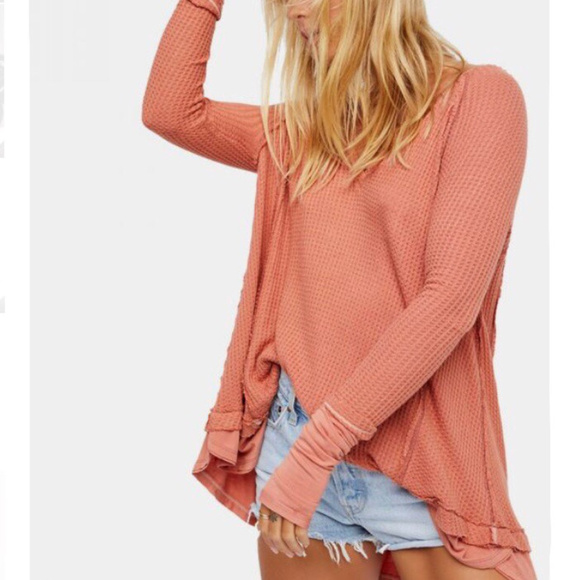 Free People Tops - We The Free People Laguna waffle drippy thermal